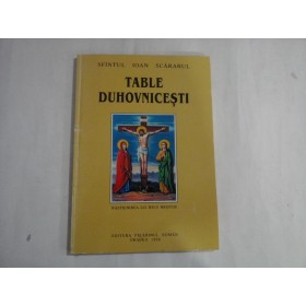 TABLE DUHOVNICESTI  -  RASTIGNIREA LUI IISUS HRISTOS  -  SFANTUL IOAN SCARARUL